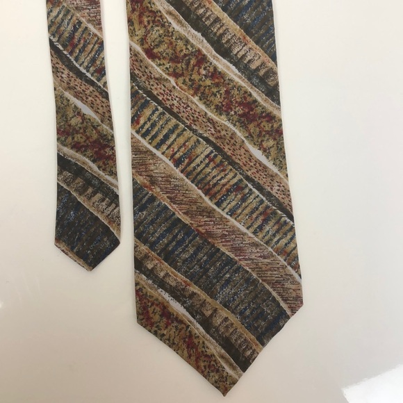 Oscar De La Renta Couture Collection 100% Silk Tie - Picture 7 of 7